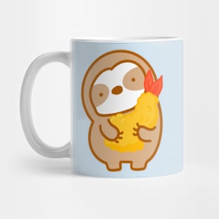 Cute Tempura Shrimp Sloth Mug